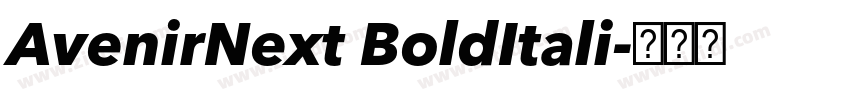 AvenirNext BoldItali字体转换 AvenirNext BoldItali字体转换
